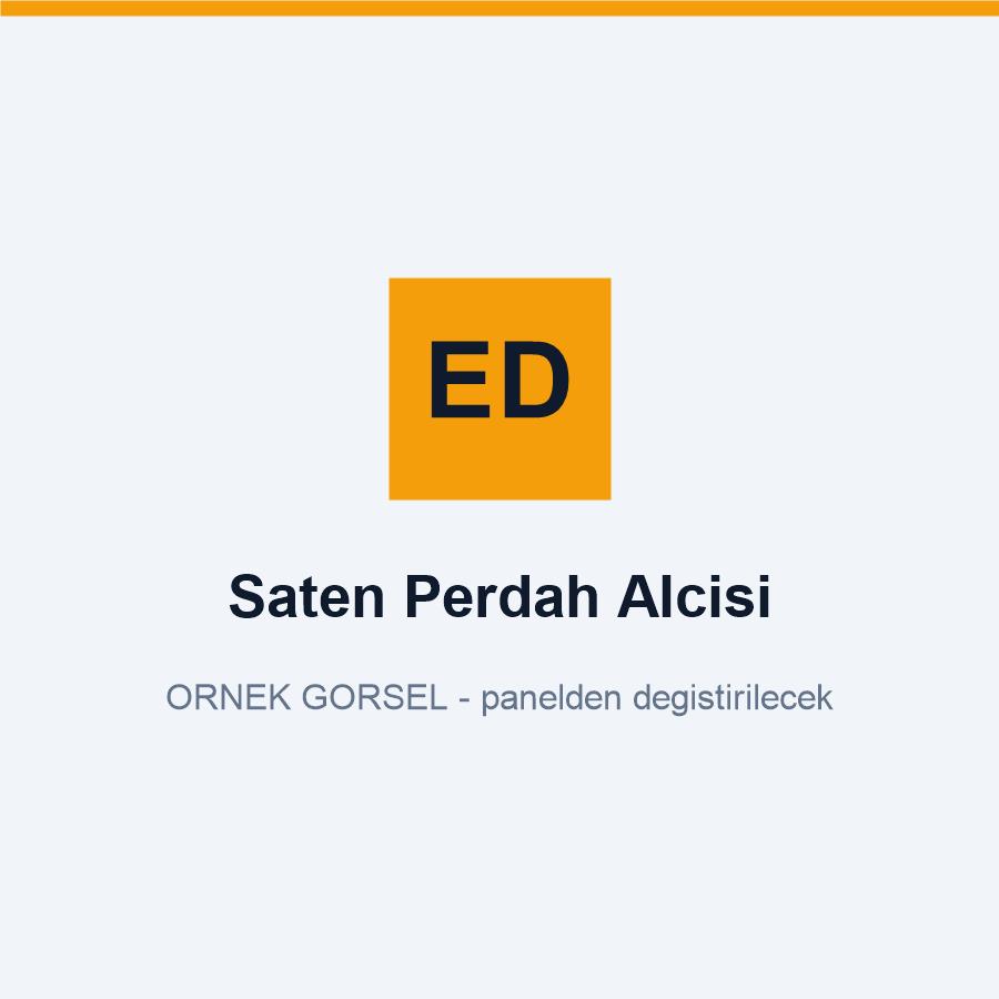 Saten Perdah Alçısı